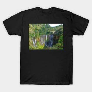 Mountain Bromo Tumpak Sewu Waterfall Indonesia T-Shirt